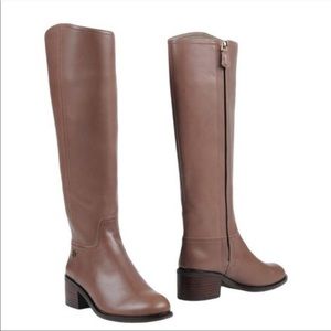 Tory Burch Fulton Topo Light Brown Boots Size 5